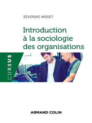 cover image of Introduction à la sociologie des organisations
